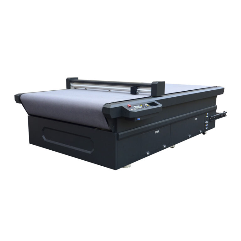 Flatbed cutting machine for printed film and label contour cutting