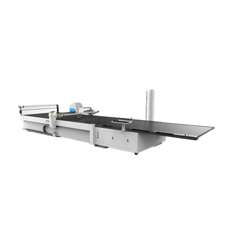 Multi-layer fabric cutting machine for bulk production