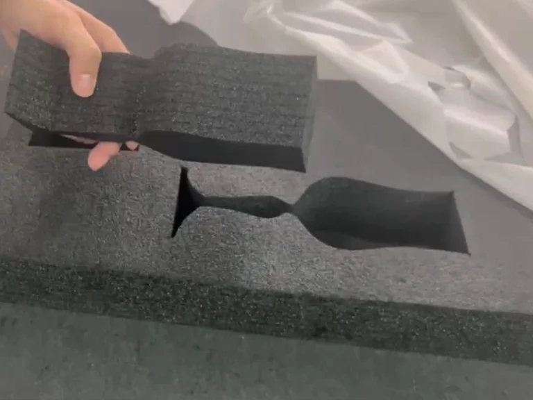 Packaging sample material for digital cutting workflow
