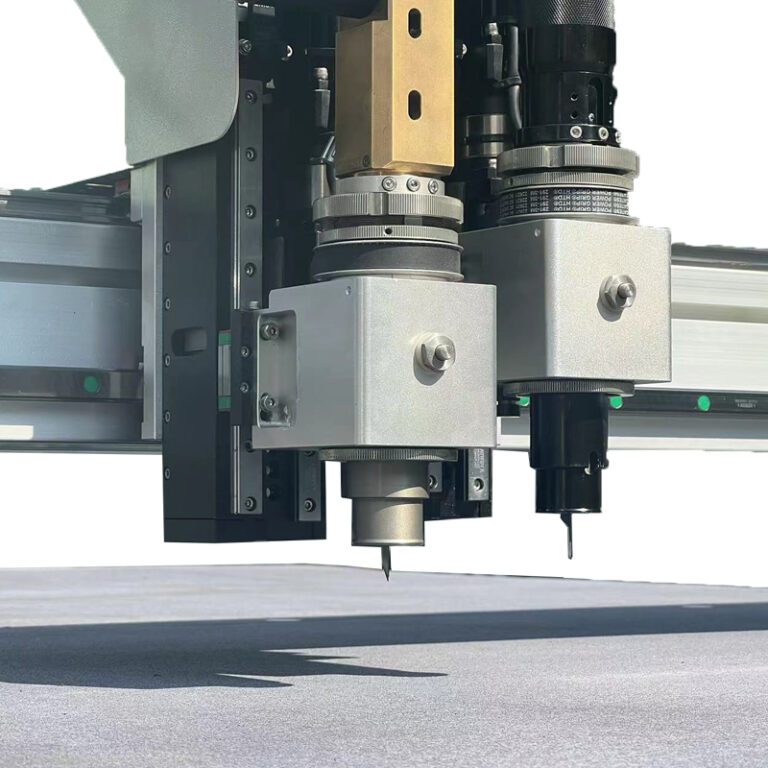 JEKE oscillating knife and creasing tool head for multi-material trials
