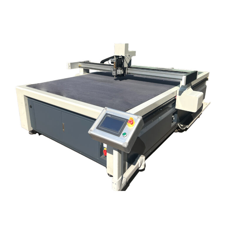 Digital cutter control panel used for operator file and job setup