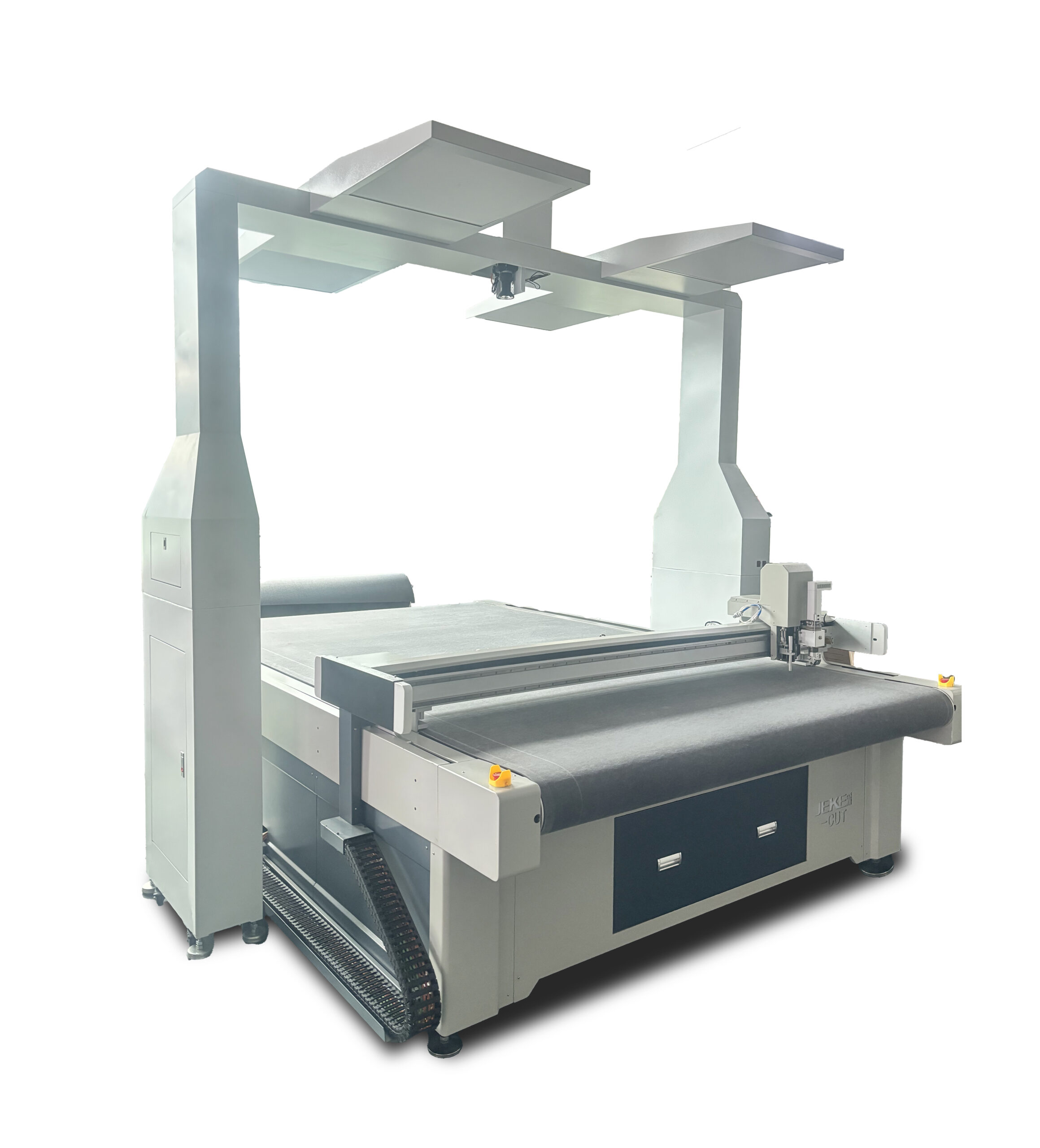 JEKE digital cutter gantry and flatbed table structure