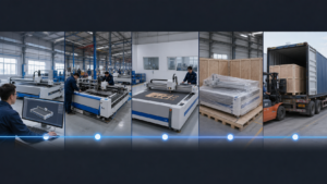 CNC cutter delivery timeline from production through testing and export shipping